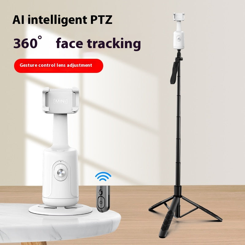 360° Auto Face Tracking AI Smart Gimbal for Smartphones - Stabilizer and Tripod for Video Vlogging and Live Streaming