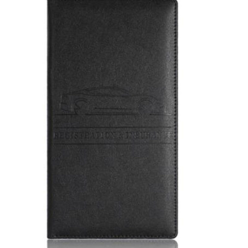Car Registration and Insurance Holder, Car Organizer Premium Leather Registration and Insurance Card Holder,With Magnetic Shut for Cards, Essential Document, Driver License