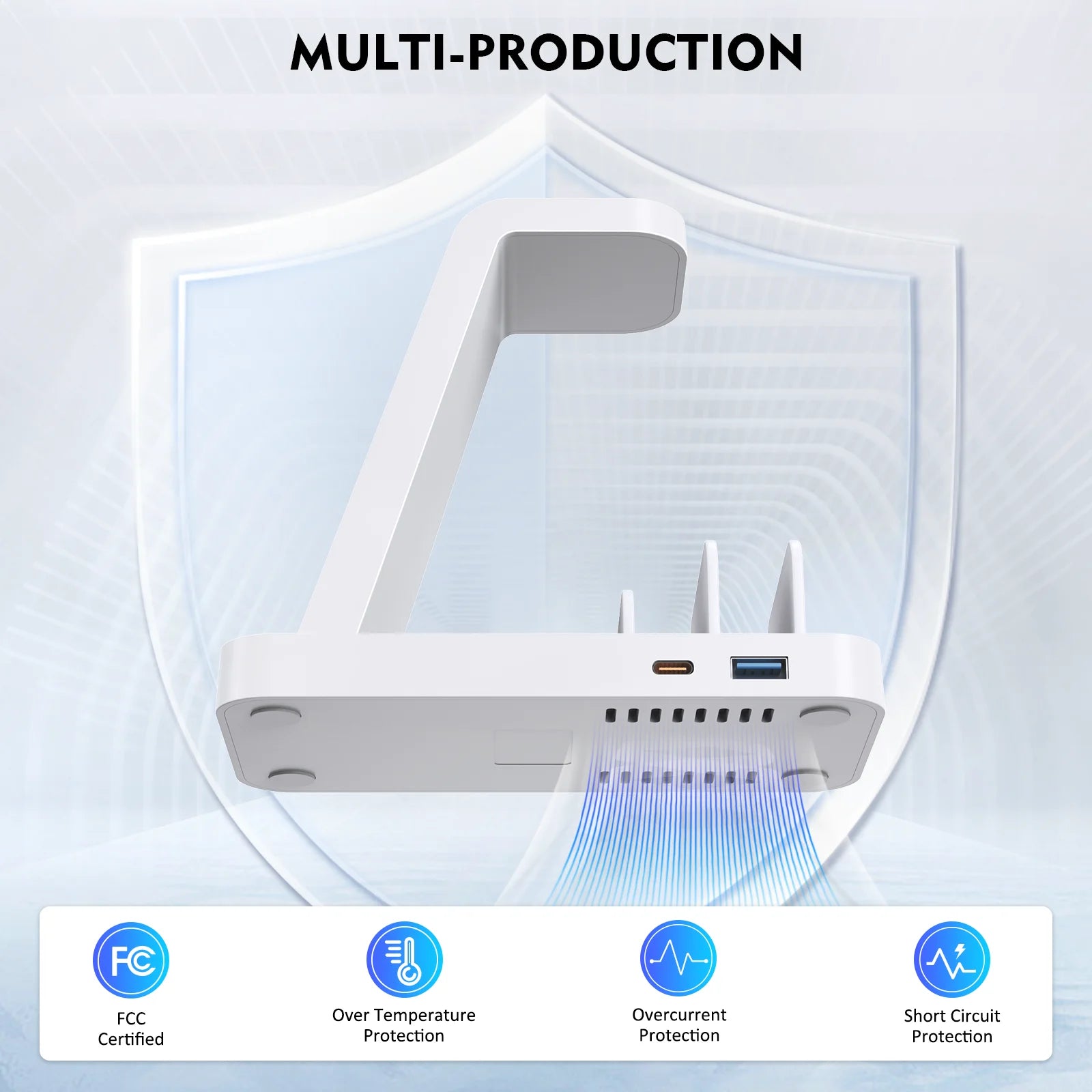 Wireless Charger Compatible for Iphone /Sumsung /Tablets /Ipad /Airpods /Iwatch Series-  5 in 1 Charging Station Compatible for Apple Multiple Devices