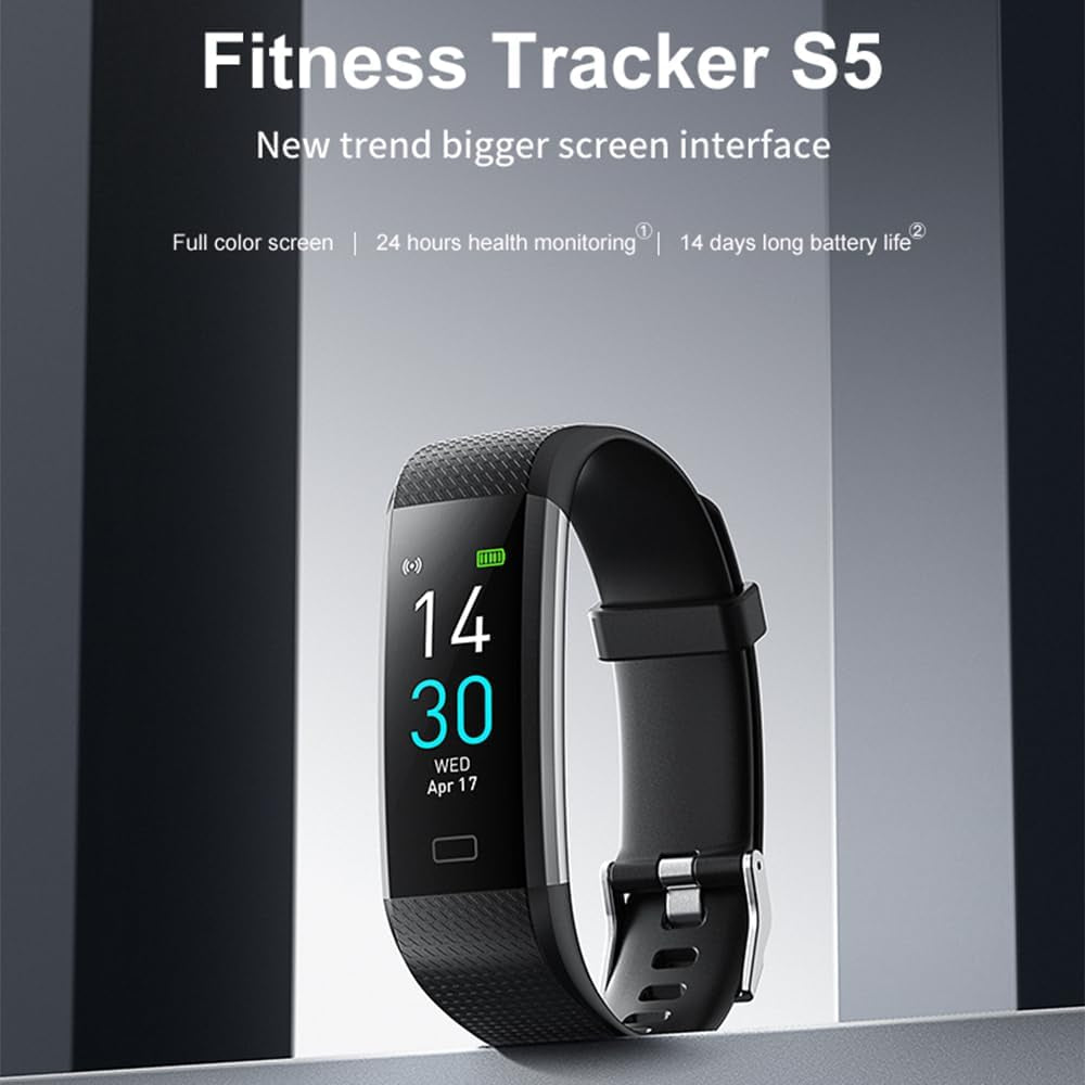 Fitness Tracker with Heart Rate Sleep Monitor Step Counter, Activity Tracker IP68 Smart Watch Health Tracker Pedometer for Man Women