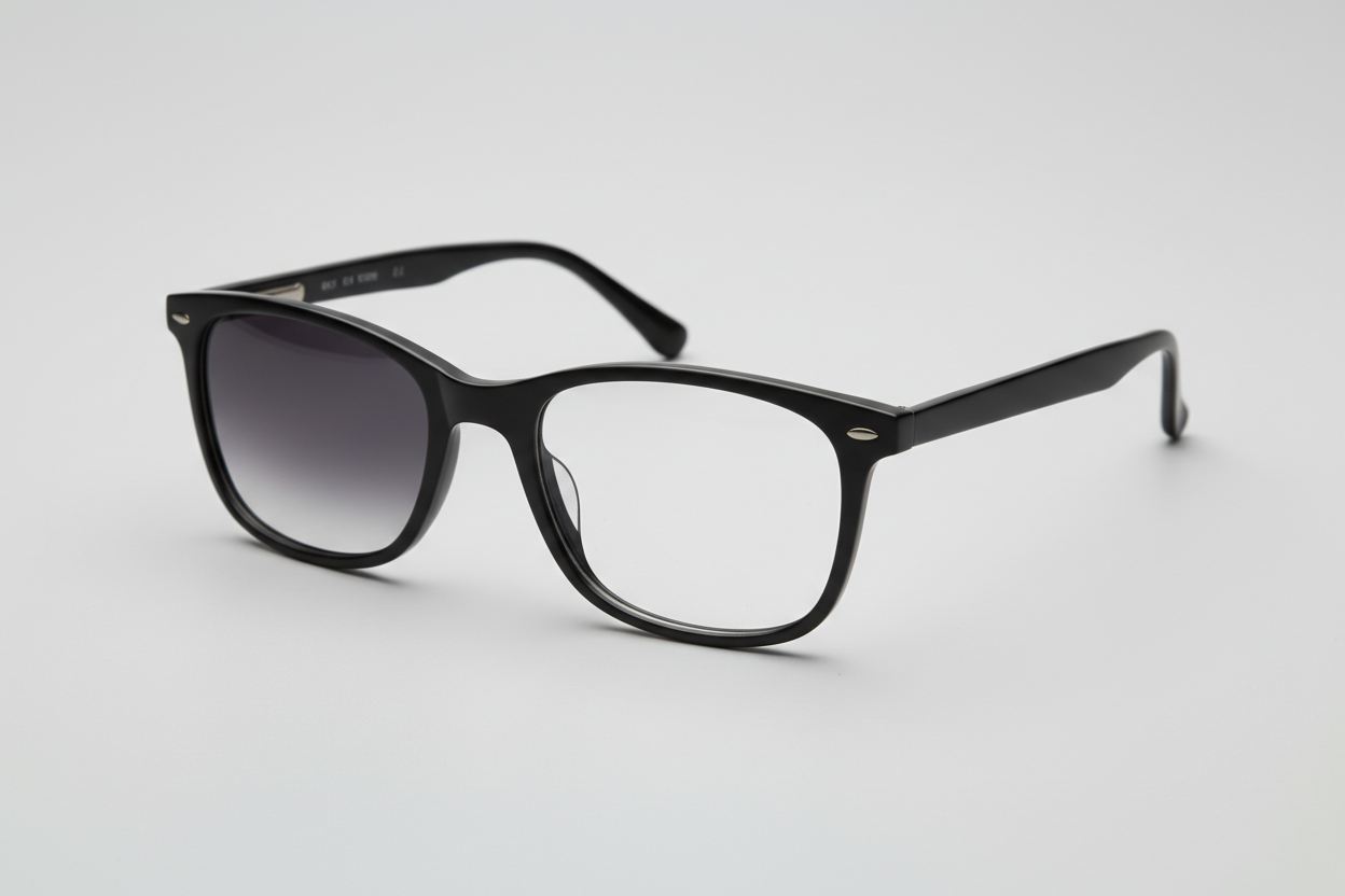 black out one of the glass 75%