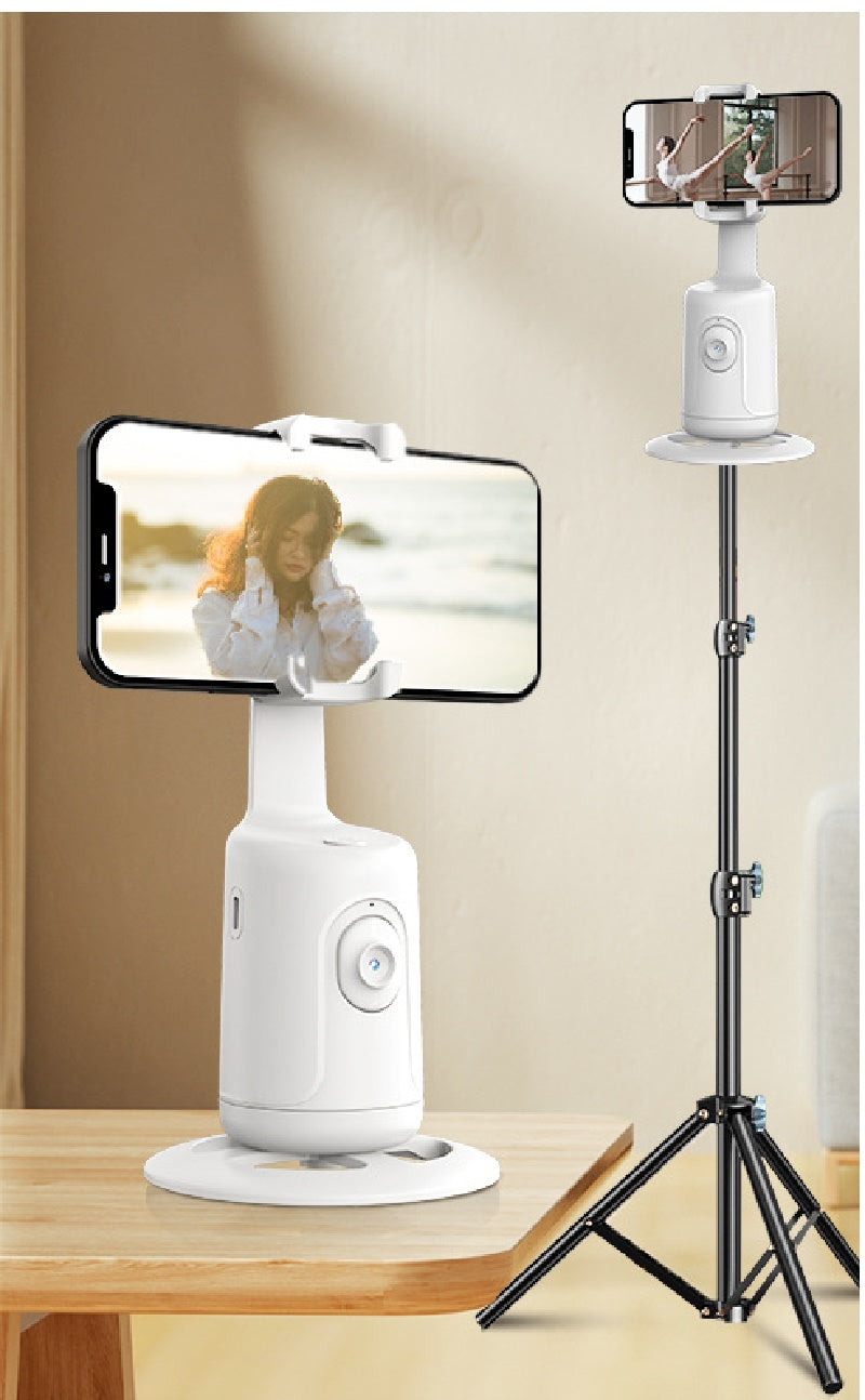 360° Auto Face Tracking AI Smart Gimbal for Smartphones - Stabilizer and Tripod for Video Vlogging and Live Streaming